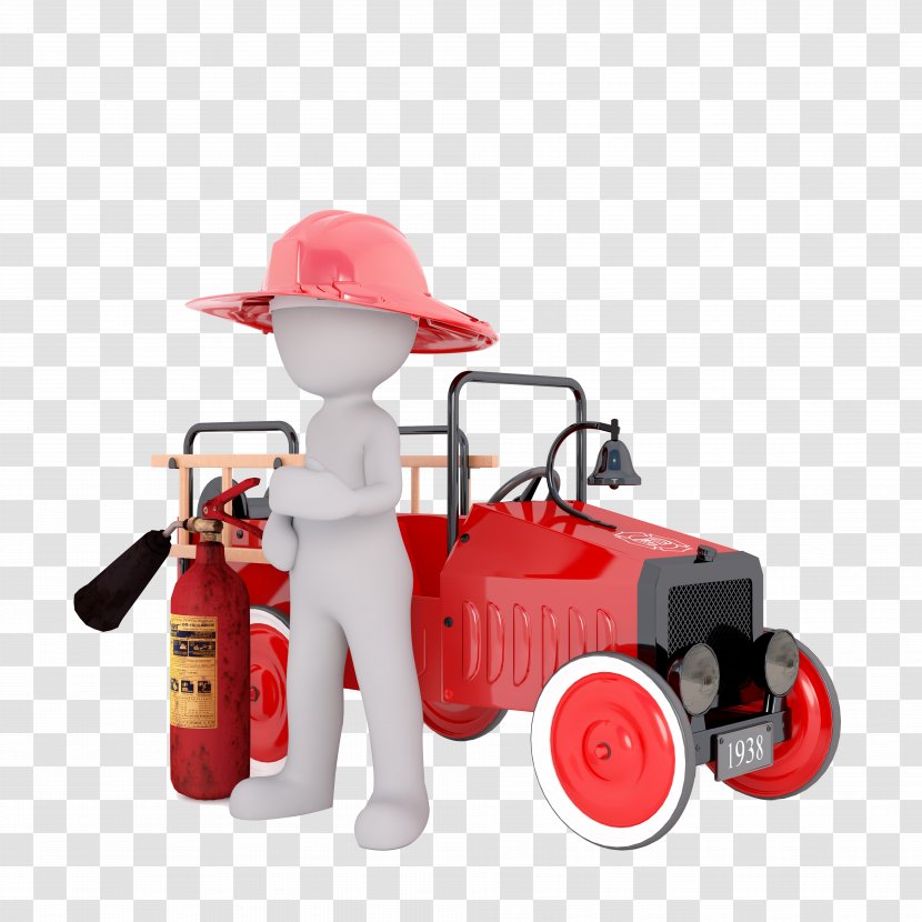 Zazzle Firefighter Pixabay Fire Extinguisher - Vehicle - Cartoon Character Holding A Transparent PNG