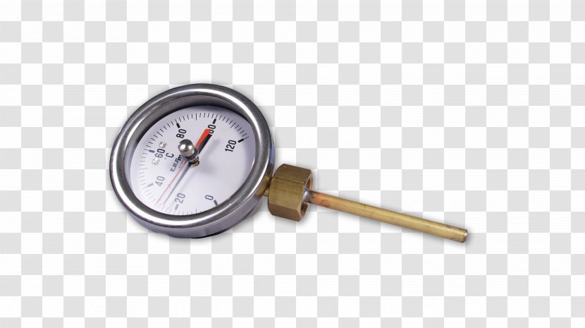 Gauge Bimetallic Strip Thermometer Measuring Instrument - Meter Transparent PNG
