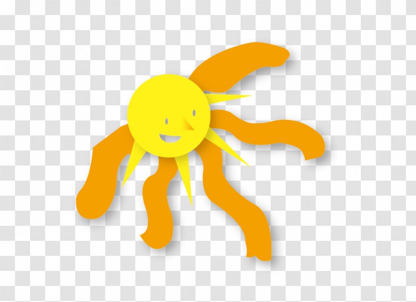 Cartoon Vecteur - Orange - Vector Sun Transparent PNG