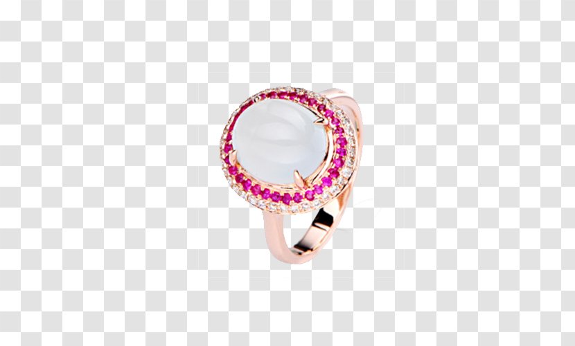 Ring Jadeite - Body Jewelry - Colorful Charms White Ice Emerald Transparent PNG