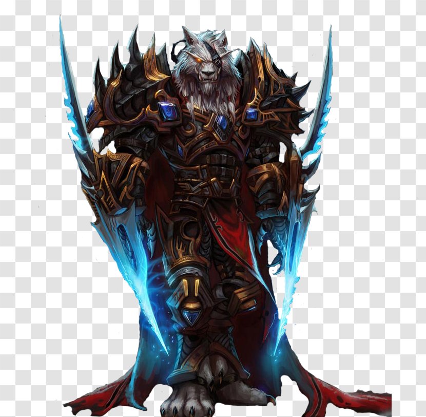 World Of Warcraft Worgen Lord Darius Crowley Werewolf Character - Knight Transparent PNG
