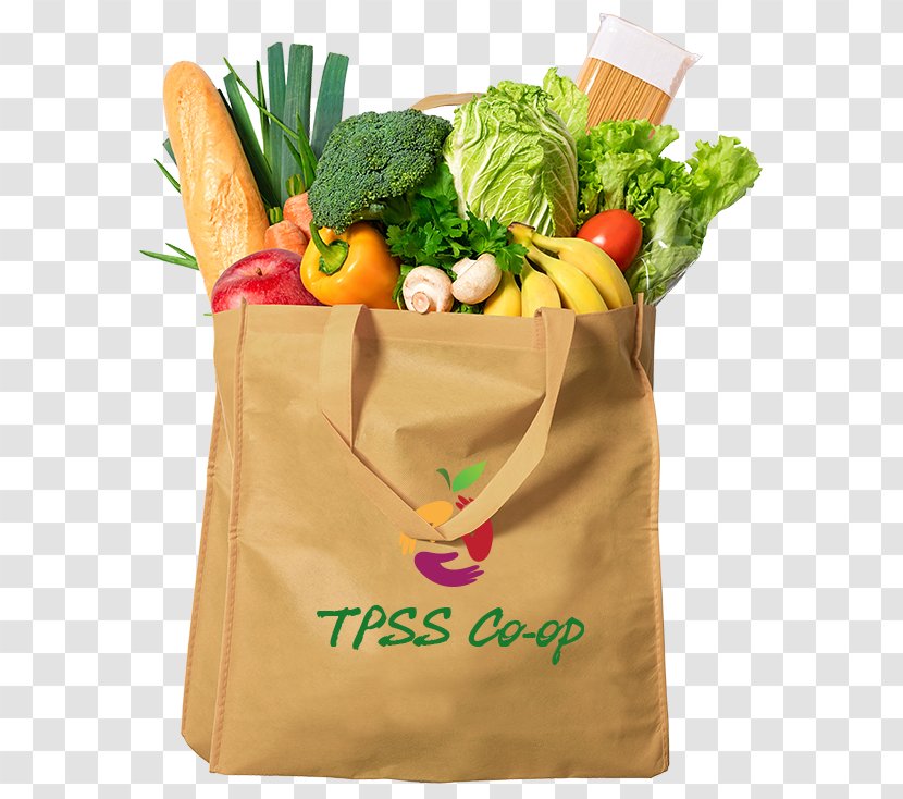 Shopping Bag Grocery Store Cart Vegetable - Whole Food - Clipart Transparent PNG