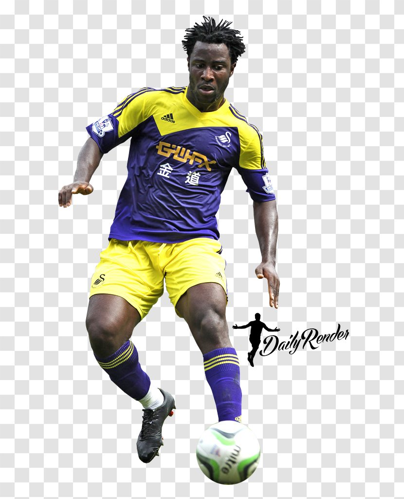 Team Sport Football Player - Wilfried Bony Transparent PNG