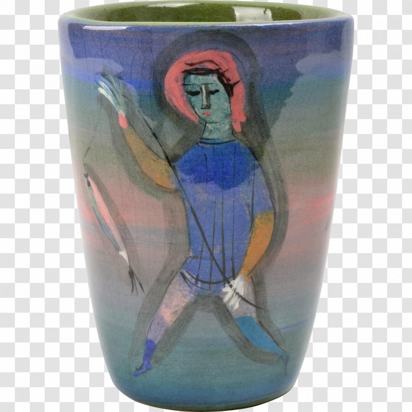 Vase Cobalt Blue Table-glass - Pottery Transparent PNG