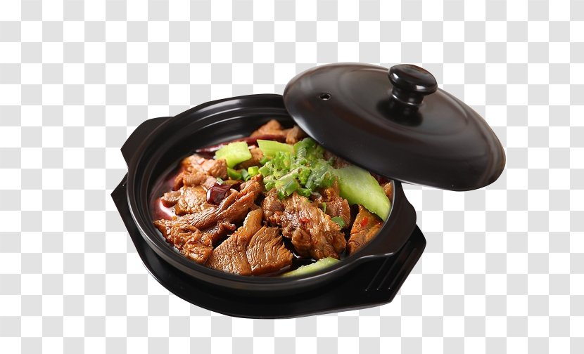 Asian Cuisine Clay Pot Cooking Stock Simmering Food - Soup - Braised Chicken Rice Physical Map Transparent PNG