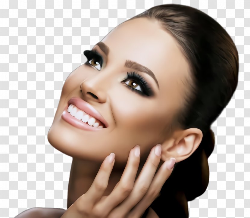 Face Skin Hair Chin Nose - Beauty - Forehead Head Transparent PNG