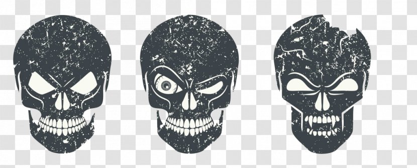 Skull Cross Illustration - Halloween Transparent PNG