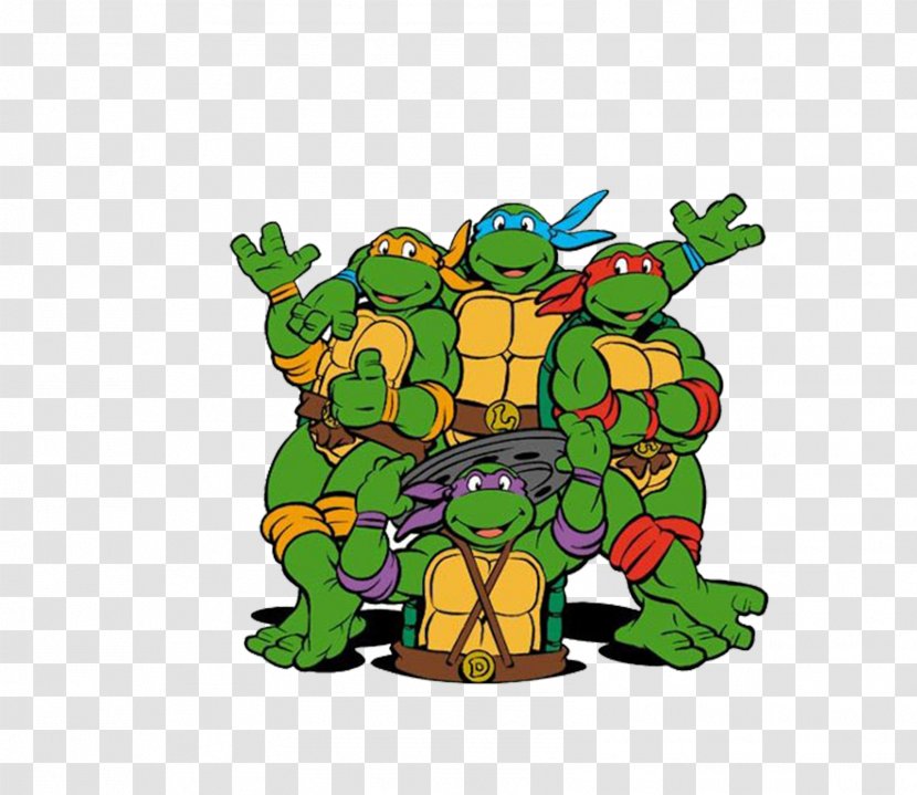 Teenage Mutant Ninja Turtles: Turtles In Time 2: Battle Nexus Raphael Leonardo Michelangelo - Film - Green Cartoon Creative Transparent PNG