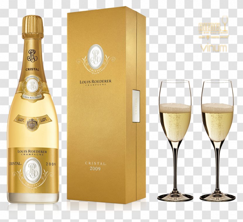 Champagne Sparkling Wine Cristal Louis Roederer - Cuvee - Port Transparent PNG