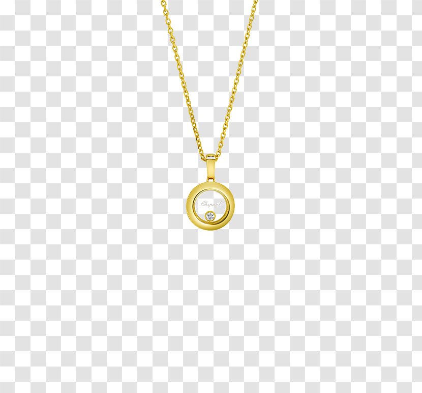 Locket Necklace Happy Diamonds Pendant Gold - Fashion Accessory Transparent PNG