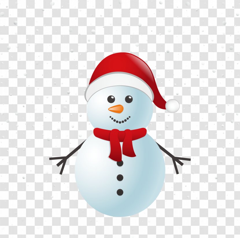 Rudolph Santa Clauss Reindeer Snowman - Christmas Snow Transparent PNG