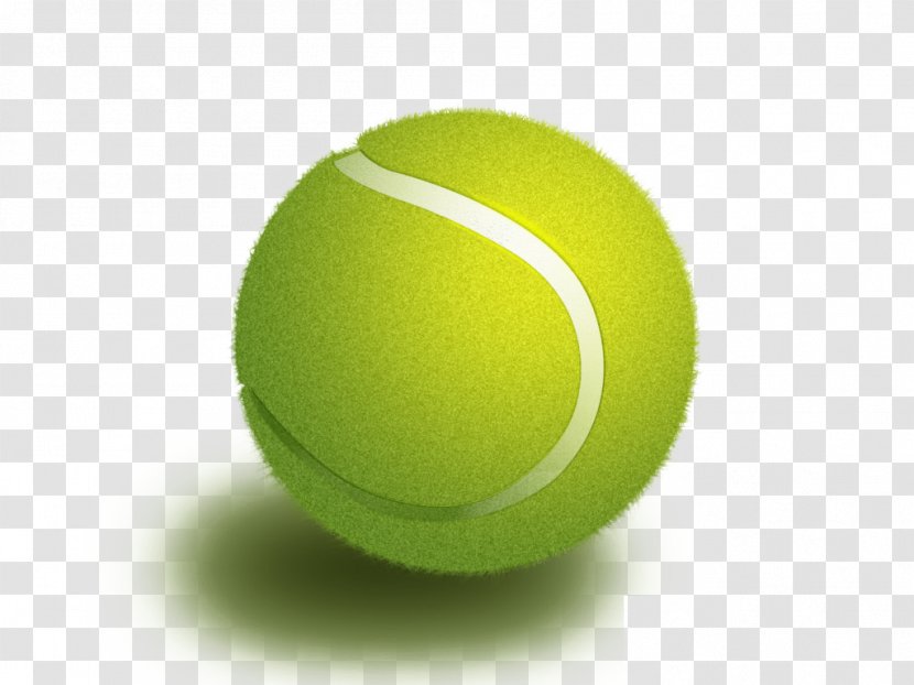 Tennis Ball Green - Computer - There Textured 3D Transparent PNG