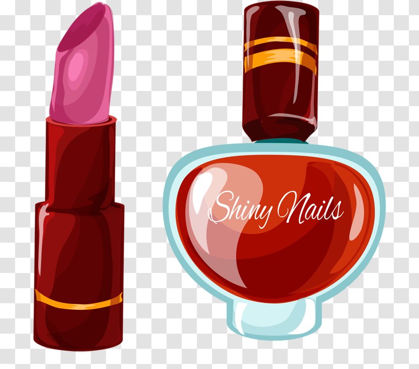 Lipstick Nail Polish Image Make-up - Oil Transparent PNG