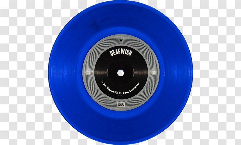 Phonograph Record St. Vincent's + 3 Deaf WisH Man Is The Bastard Single - Blue - Indie Artists Transparent PNG