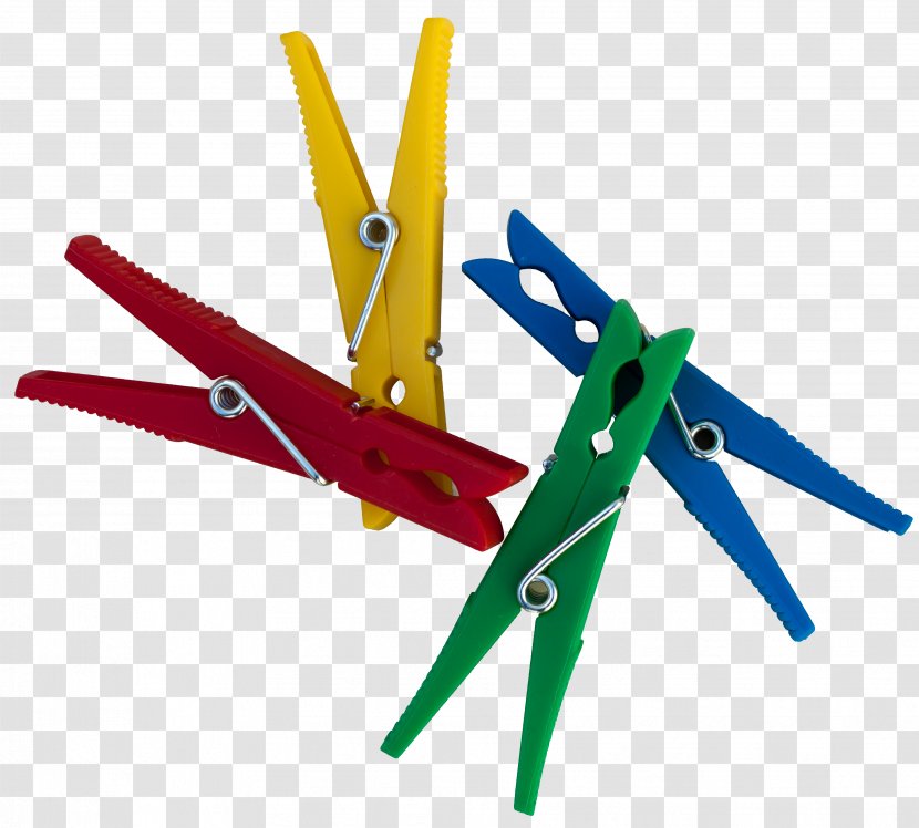 Tweezers Clothespin Clothing Plastic - Lapel Pin - Colored Transparent PNG