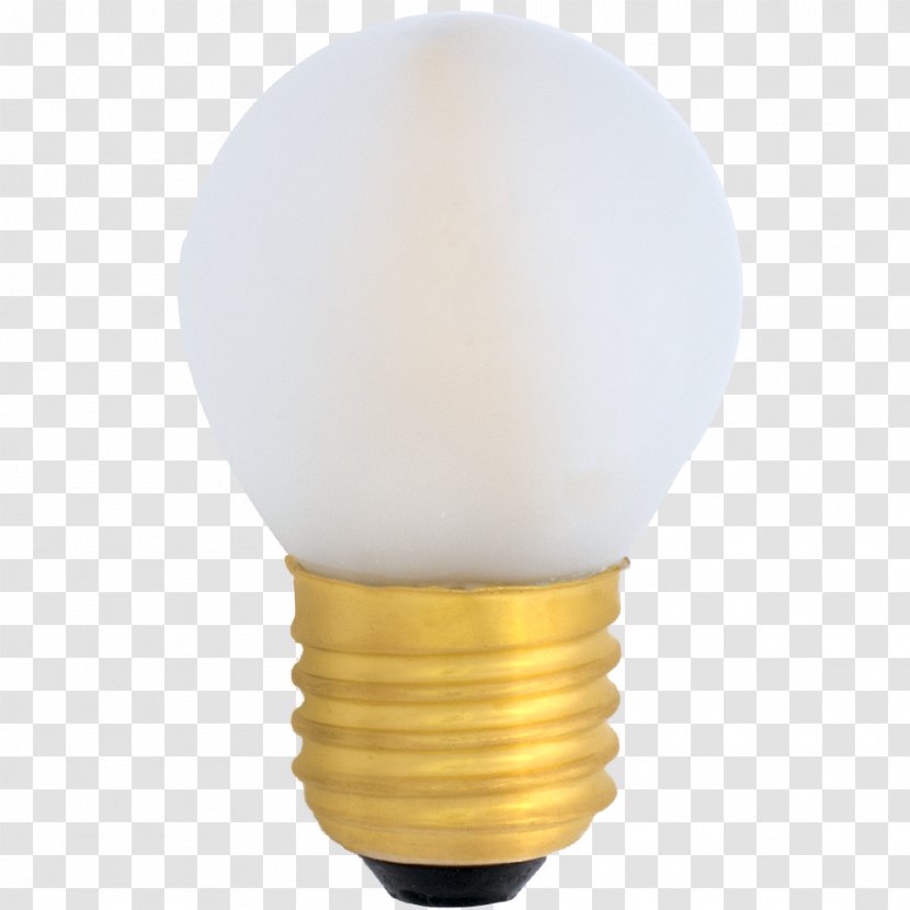 Incandescent Light Bulb Electrical Filament Edison Screw - Yellow Transparent PNG