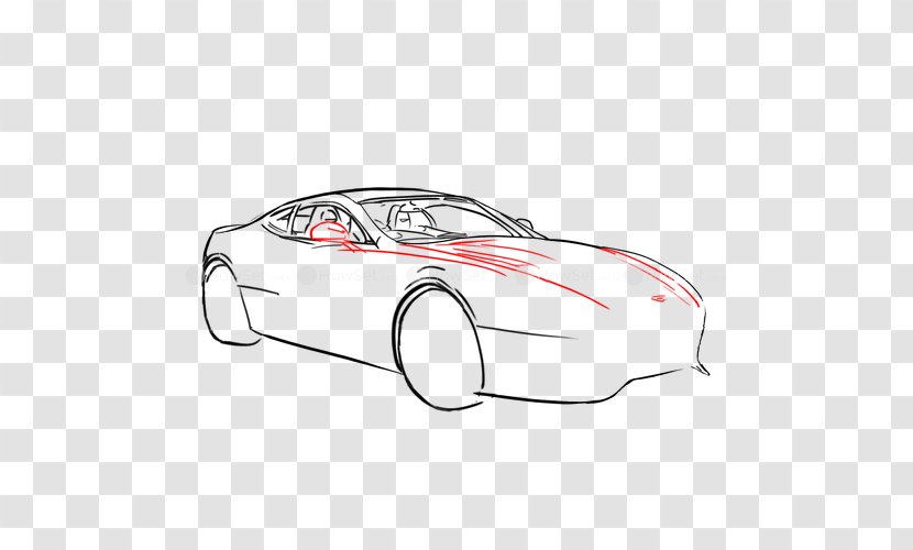 Car Door Aston Martin Vanquish Drawing Transparent PNG