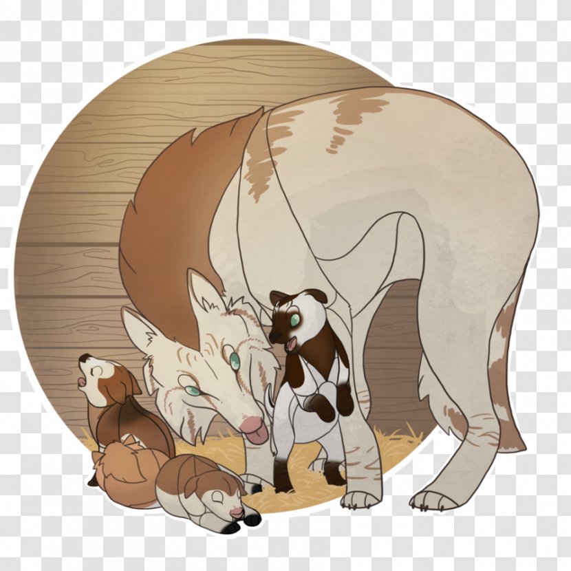 Horse Cattle Cartoon Dog Mammal Transparent PNG