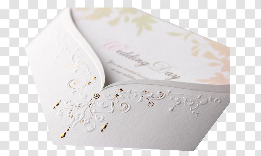 Wedding Invitation Bridegroom Paper - Box Transparent PNG
