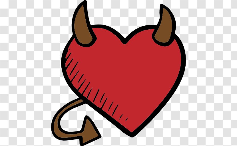 Devil Heart Clip Art Transparent PNG