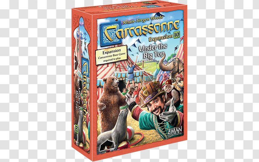 Carcassonne Board Game Z-Man Games Expansion Pack - Circus Performer Transparent PNG