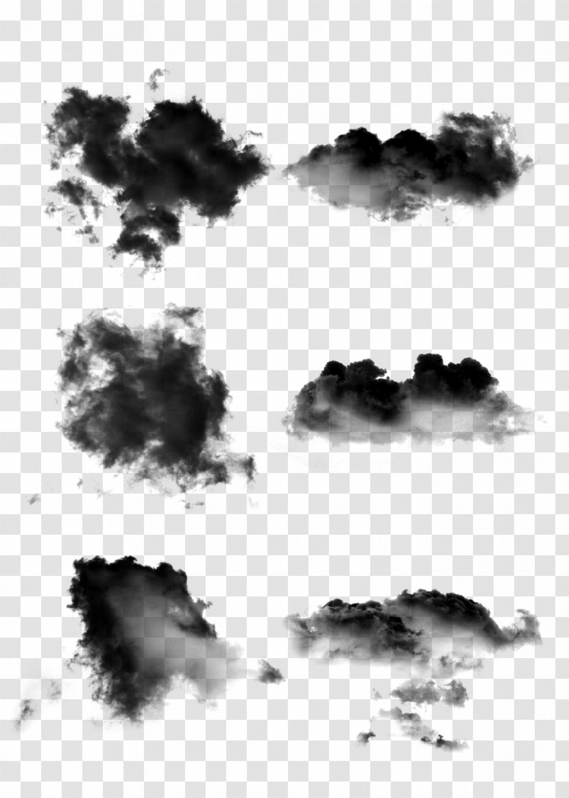 Black Cloud - Meteorological Phenomenon - Blackandwhite Transparent PNG