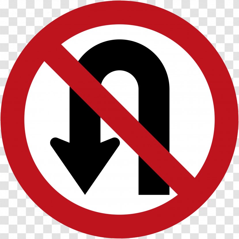 U-turn Traffic Sign Road Royalty-free - Symbol - Thumbtack Transparent PNG