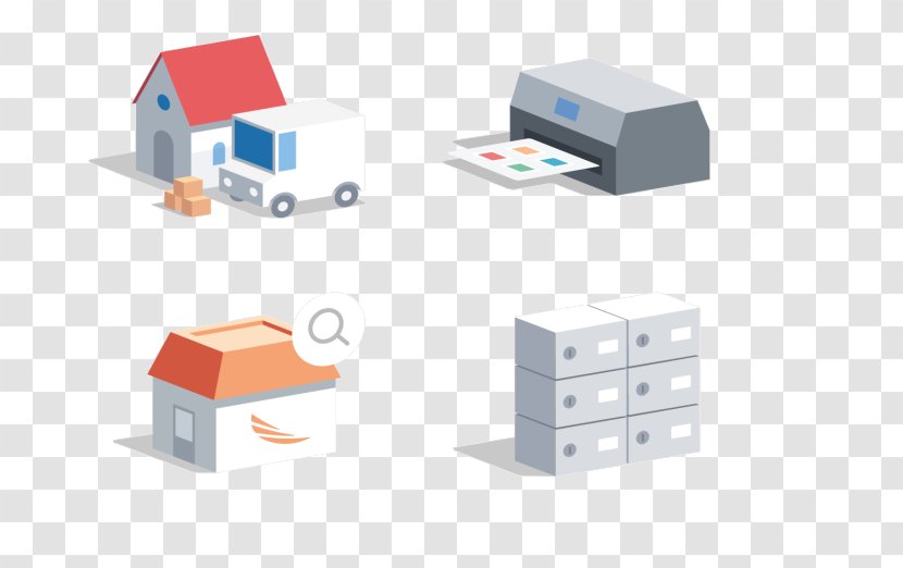 Printer Euclidean Vector Download - Technology - Cabinets House Transparent PNG