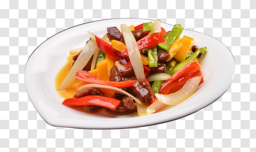 Greek Salad Cattle Frying Beef - Mango Fried Transparent PNG