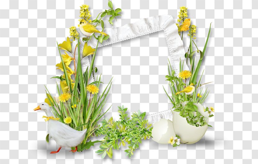 Easter Bunny Egg Picture Frames Decorating - Border Transparent PNG