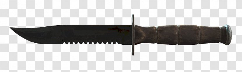 Hunting & Survival Knives Knife Fallout 4 Melee Weapon Blade Transparent PNG
