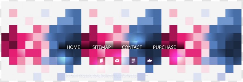 Graphic Design Web Banner Euclidean Vector - Purple - Element Network Technology Transparent PNG