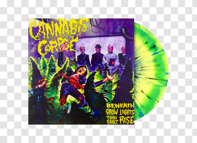 Cannabis Corpse Beneath Grow Lights Thou Shalt Rise Shall Album - Frame - Budweiser Products In Kind Transparent PNG
