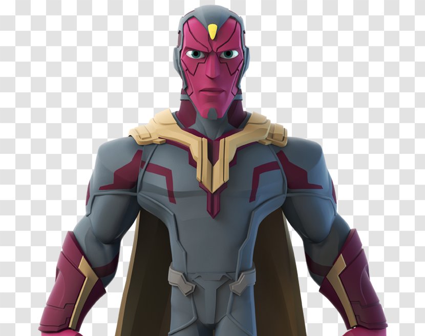 Disney Infinity 3.0 Infinity: Marvel Super Heroes Vision Avengers: Age Of Ultron - Action Figure Transparent PNG
