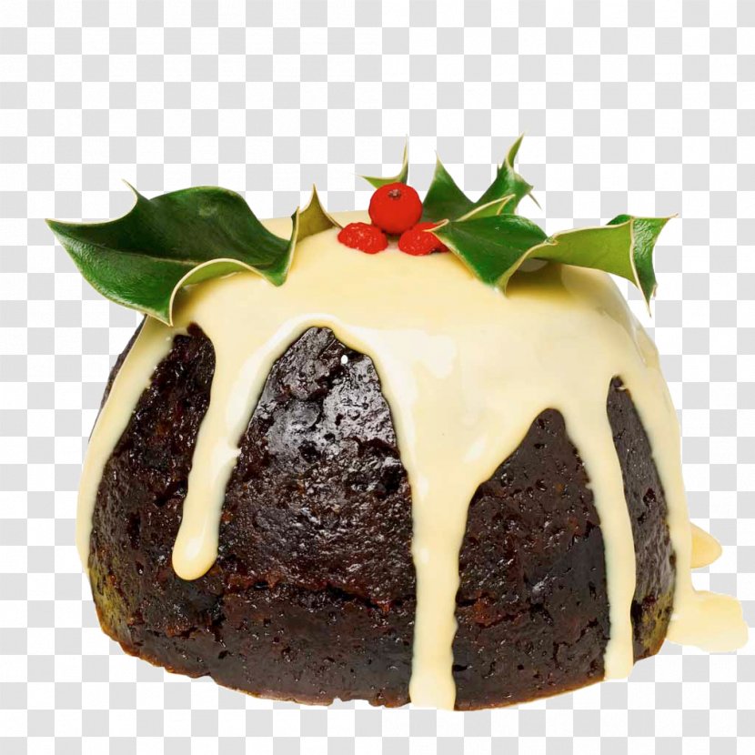 Christmas Pudding Custard English Cuisine Mince Pie Far Breton - Cooking Transparent PNG