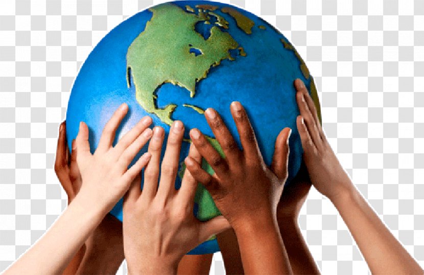 Earth Day World Globe Hand - Technology Transparent PNG