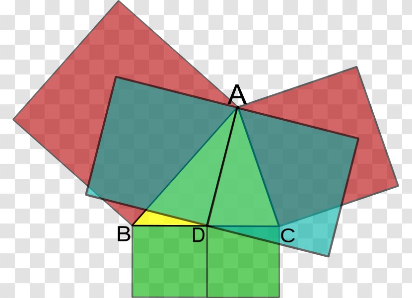 Apollonius's Theorem Median Triangle Geometry - Green Transparent PNG
