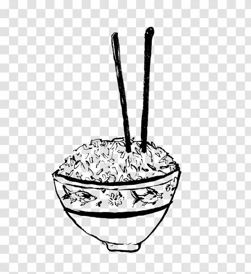 Food Line Art Tree - Black And White Transparent PNG