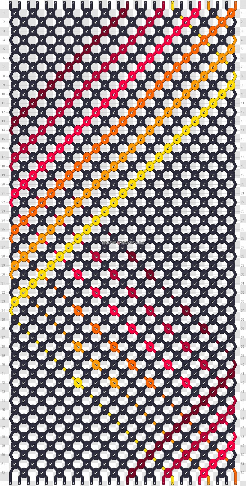 Friendship Bracelet Rainbow Loom Pattern - Textile Transparent PNG