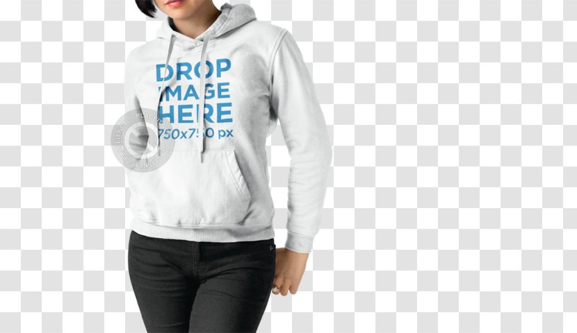 Hoodie T-shirt Sweater Clothing Top - Crop Transparent PNG