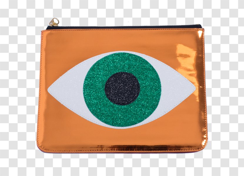 Handbag Green Coin Purse Eye - Turquoise - Evil Transparent PNG