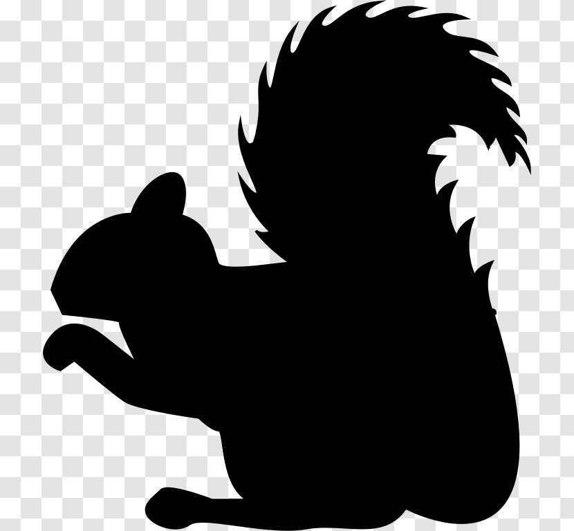 Squirrel Silhouette Clip Art - Tree - Silhouettes Transparent PNG
