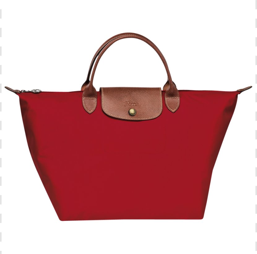 Longchamp Handbag Pliage Tote Bag - Leather Transparent PNG