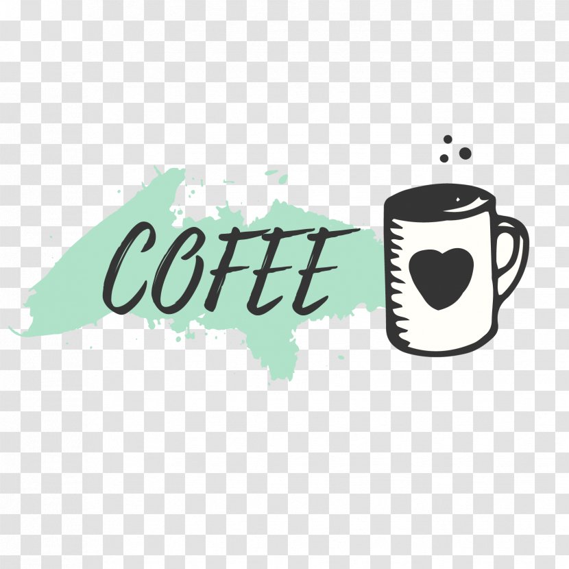 Coffee Cup White Cafe Mug - Text Transparent PNG