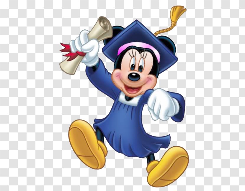 Mickey Mouse Minnie Walt Disney World Graduation Ceremony The Company - Figurine - Estudiante Transparent PNG