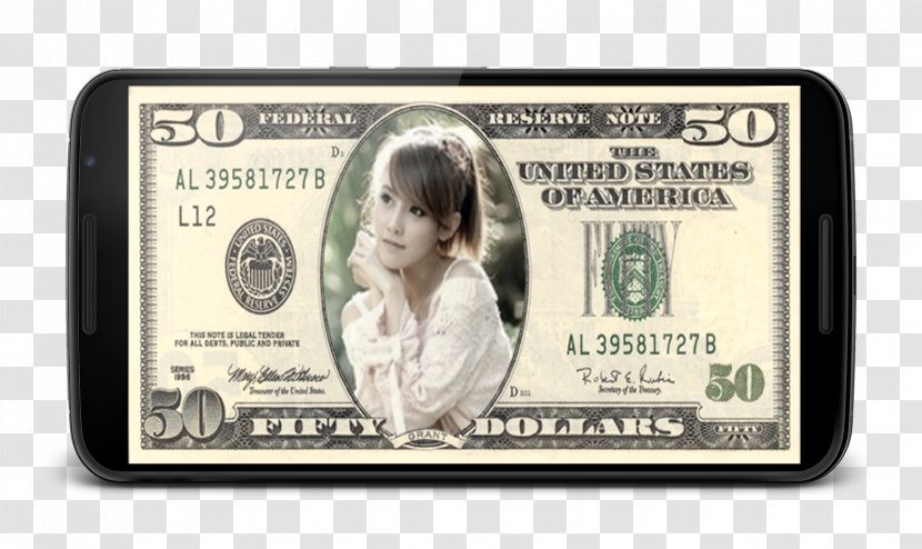 United States Dollar Fifty-dollar Bill Silver One-dollar - Money Transparent PNG