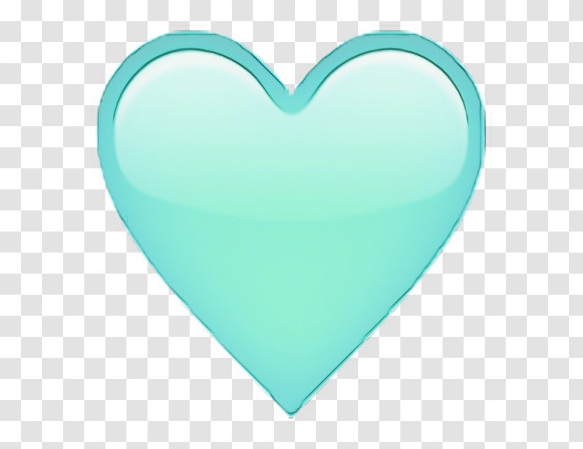 Love Background Heart - Aqua - Azure Transparent PNG