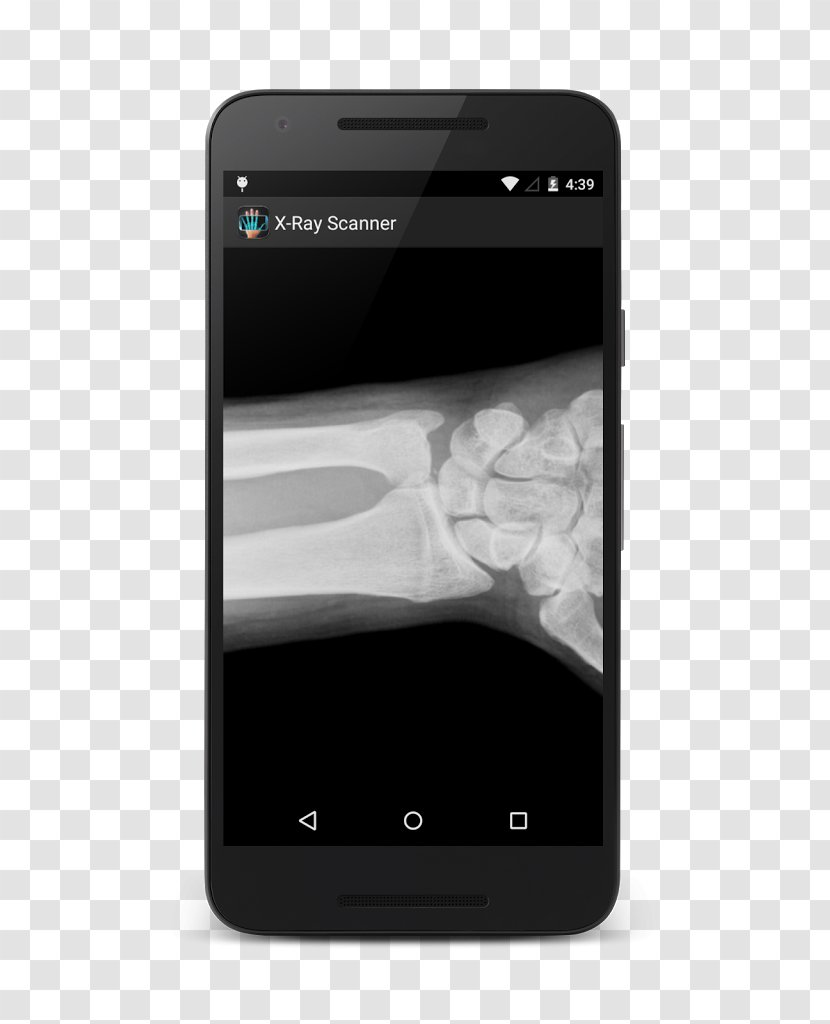 Feature Phone Smartphone IPhone X X-ray Scanner Prank Android - Black And White Transparent PNG