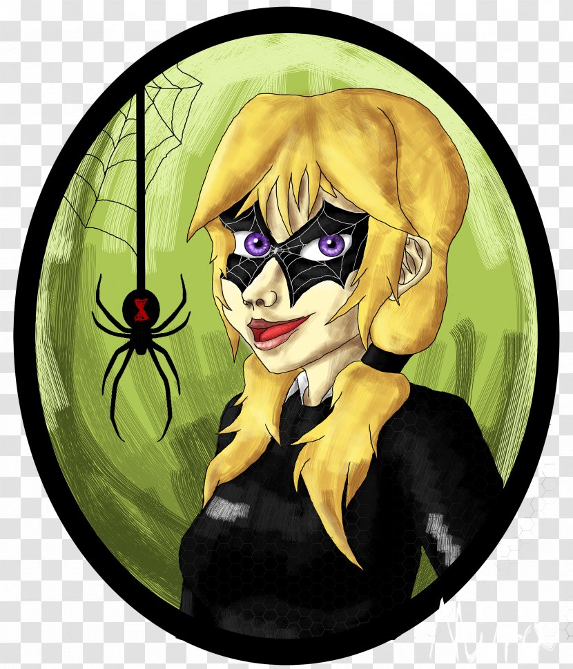 Plagg Adrien Agreste Black Widow Character Ladybug And The Wolf - Cartoon Transparent PNG