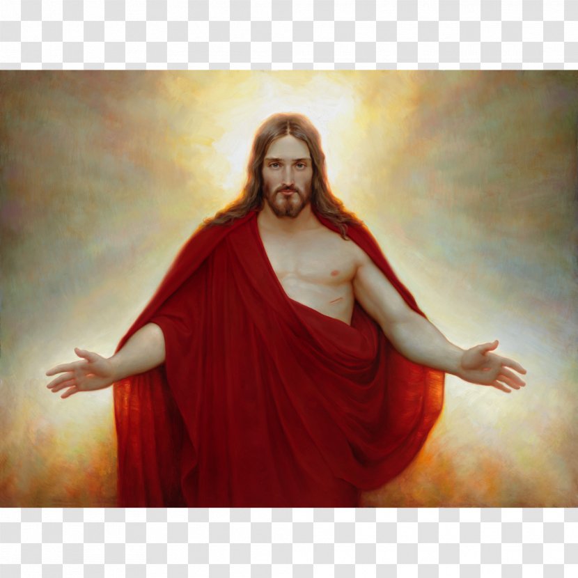 Book Of Mormon Doctrine And Covenants The Living Christ: Testimony Apostles Painting Church Jesus Christ Latter-day Saints - Sacred Heart Transparent PNG